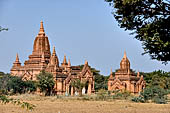 Bagan Myanmar. Minor shrines near the Sulamani temple.  